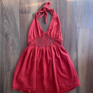 Forever 21 red summer dress